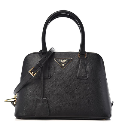 Prada Saffiano Lux Small Promenade Tote Black 1 of 10