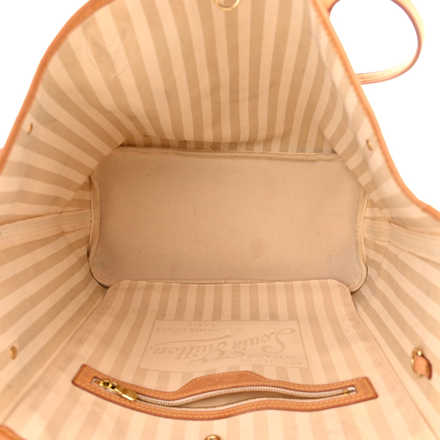 Louis Vuitton Monogram Rayures Neverfull MM 5 of 13