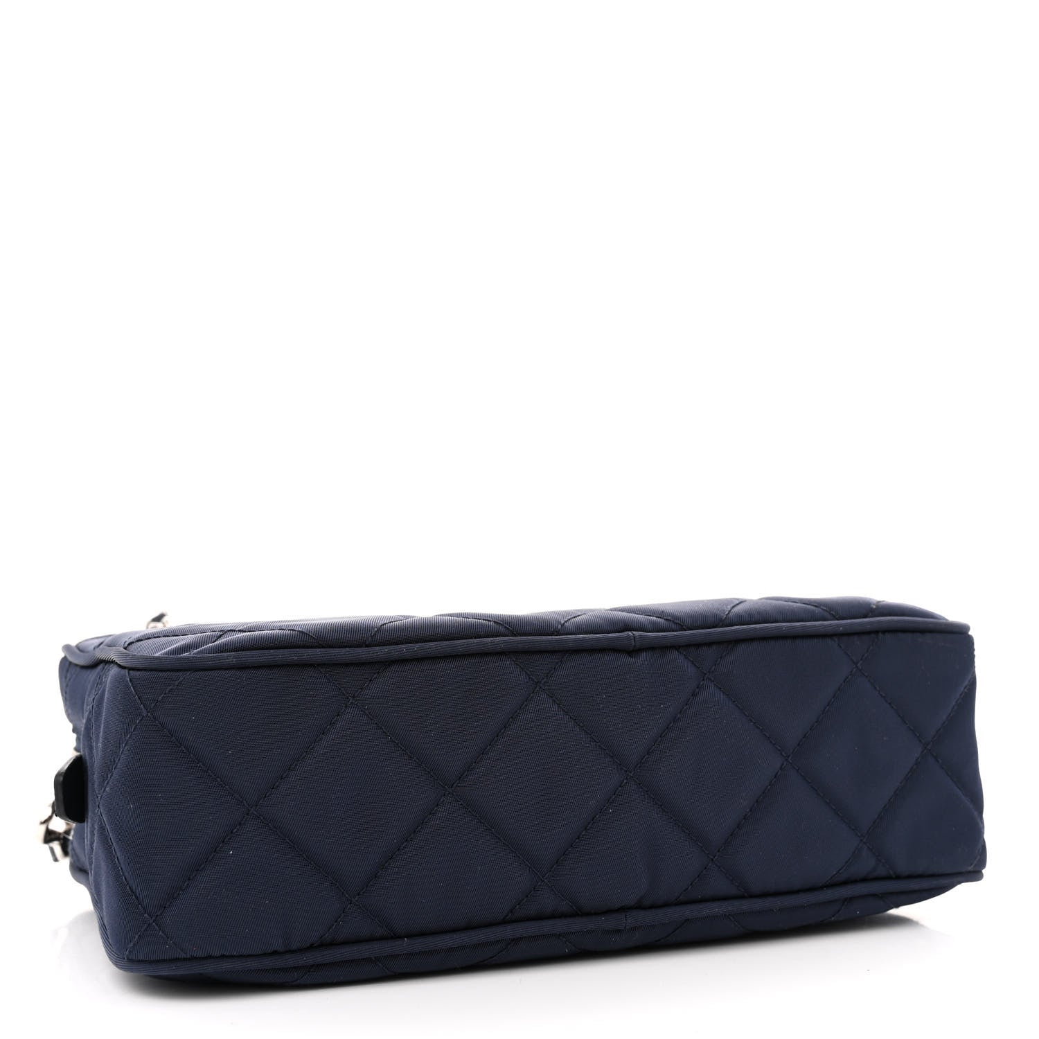 Prada Nylon Tessuto Impuntu Quilted Bandoliera Crossbody Bag Baltico 4 of 10