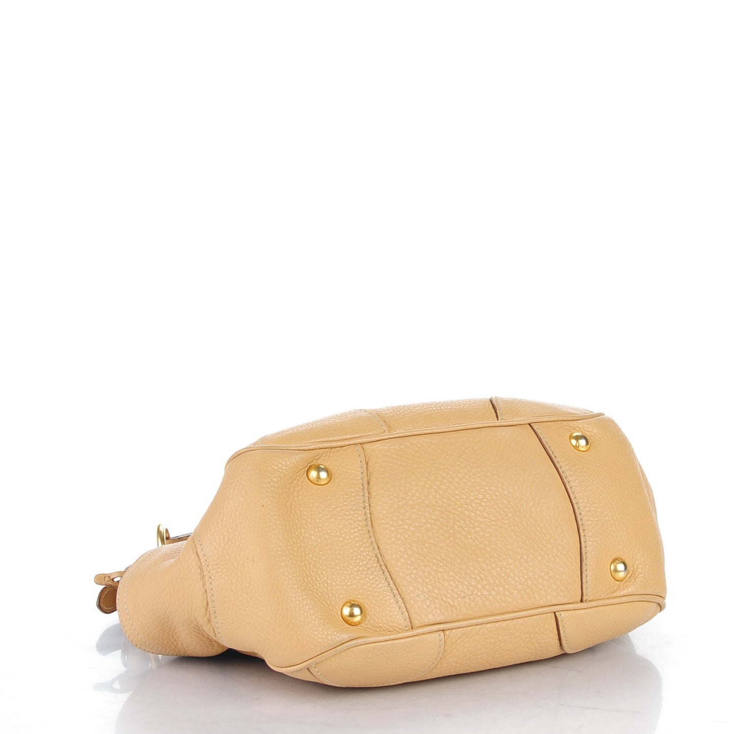 Vitello Daino Shoulder Bag Sabbia