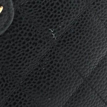 Chanel Caviar Quilted Zipped Pocket Wallet Black 10 of 10