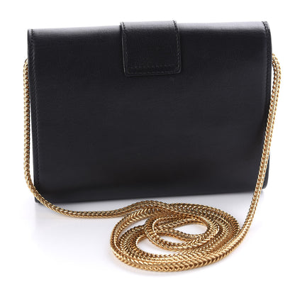 Saint Laurent Calfskin Mini Y Ligne Crossbody Pochette Bag Black 3 of 12