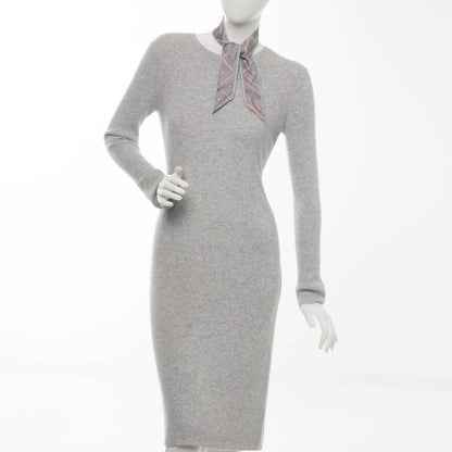 Hermes Silk Balade En Berline Twilly Gris Bleu Beige Rose 5 of 5