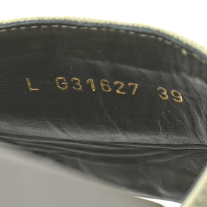 Chanel Canvas Chain Flat Sandals 39 Khaki 9 of 11