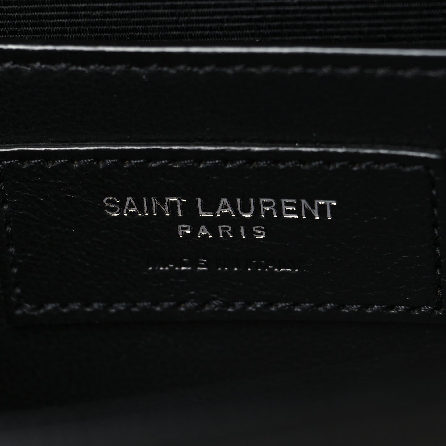 Grain De Poudre Medium Classic Monogram Kate Satchel Black