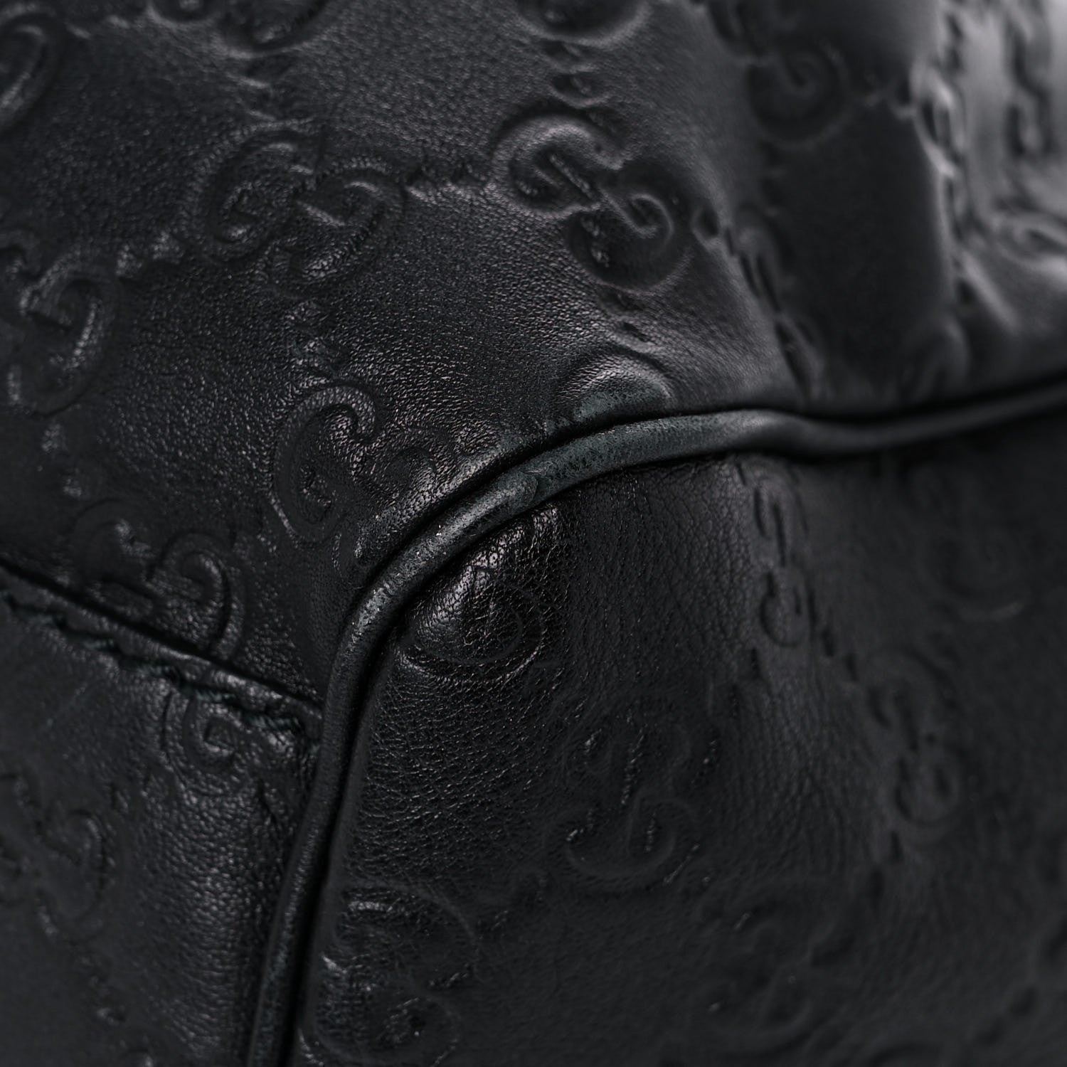 Gucci Guccissima Medium Sukey Tote Black 12 of 22