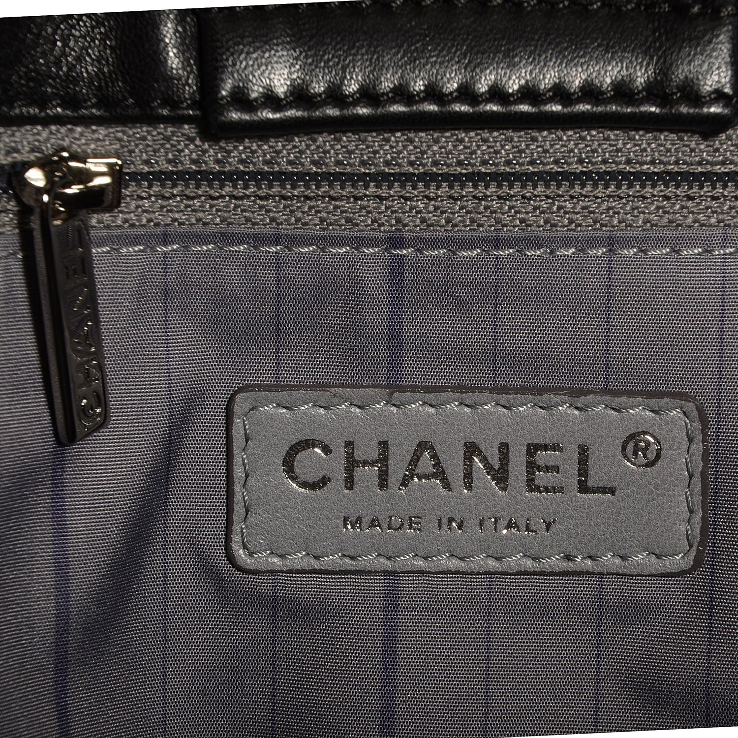 Chanel Lambskin Studded Accordion CC Flap Black 6 of 7