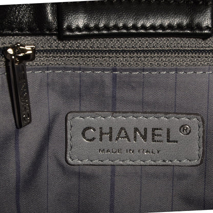 Chanel Lambskin Studded Accordion CC Flap Black 6 of 7