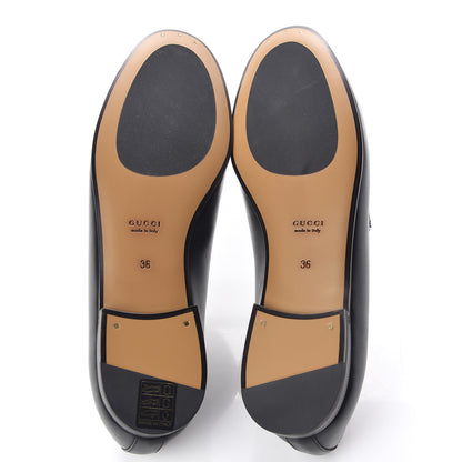 Gucci Calfskin Womens Jordaan Loafers 36 Black 5 of 8