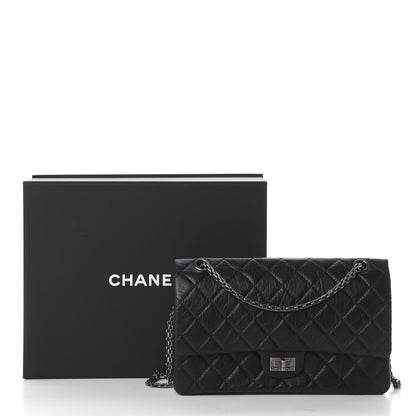 Chanel Aged Calfskin Quilted 2.55 Reissue 226 Flap Black 13 of 13