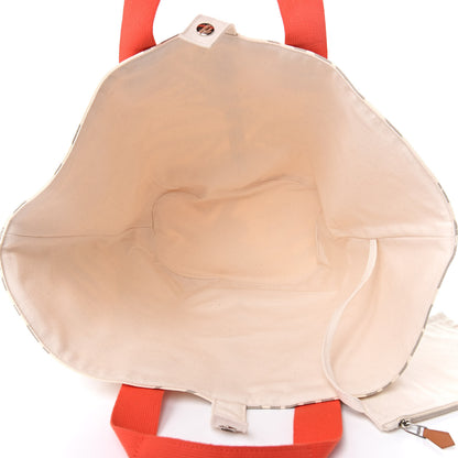 Hermes Toile Cabas Feuillage PM 6 of 11