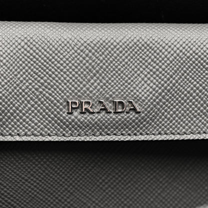 Prada Saffiano Cuir Medium Double Bag Marmo 7 of 13