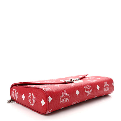 MCM Visetos Patricia Wallet On Chain Red 4 of 8