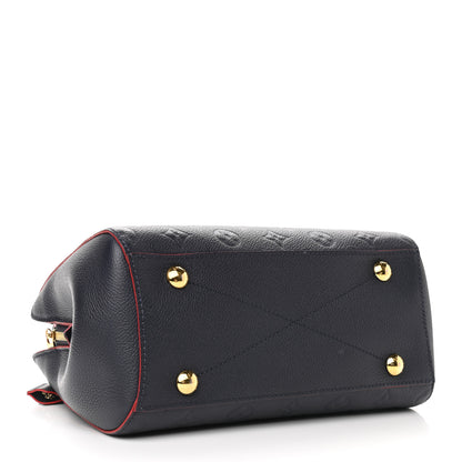 Louis Vuitton Empreinte Montaigne BB Marine Rouge 4 of 11