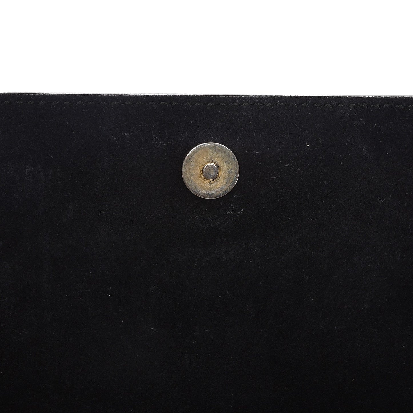 Metallic Pony Hair Calfskin Embossed Large Belle De Jour Clutch Bronze