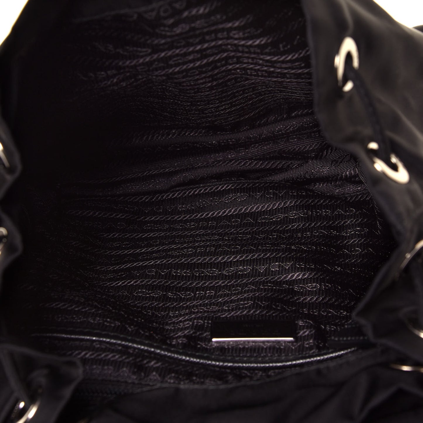 Nylon Vela Small Backpack Black