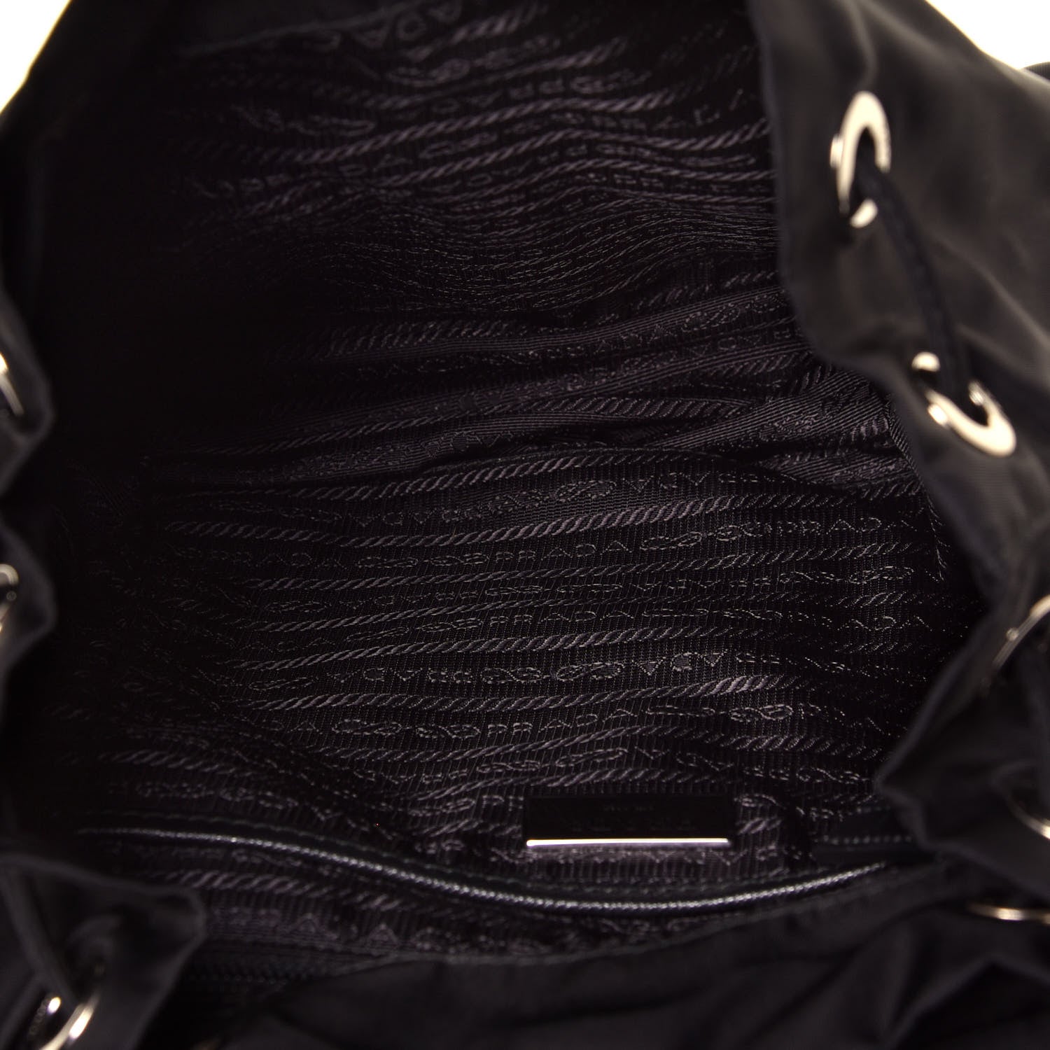 Prada Nylon Vela Small Backpack Black 4 of 4