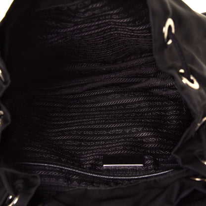 Prada Nylon Vela Small Backpack Black 4 of 4