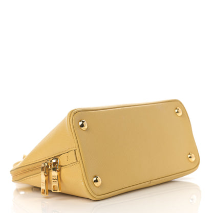Prada Saffiano Lux Small Promenade Tote Mimosa 4 of 11