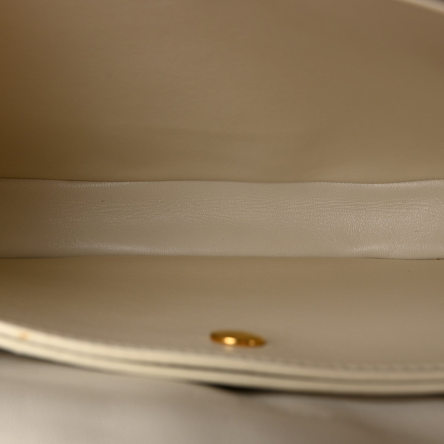 Celine Grained Calfskin Small Trotteur White 5 of 11