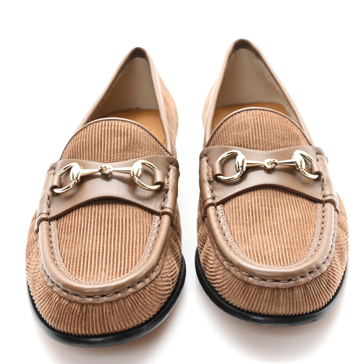 Corduroy Womens 1953 Horsebit Loafers 38 Velvety Camel
