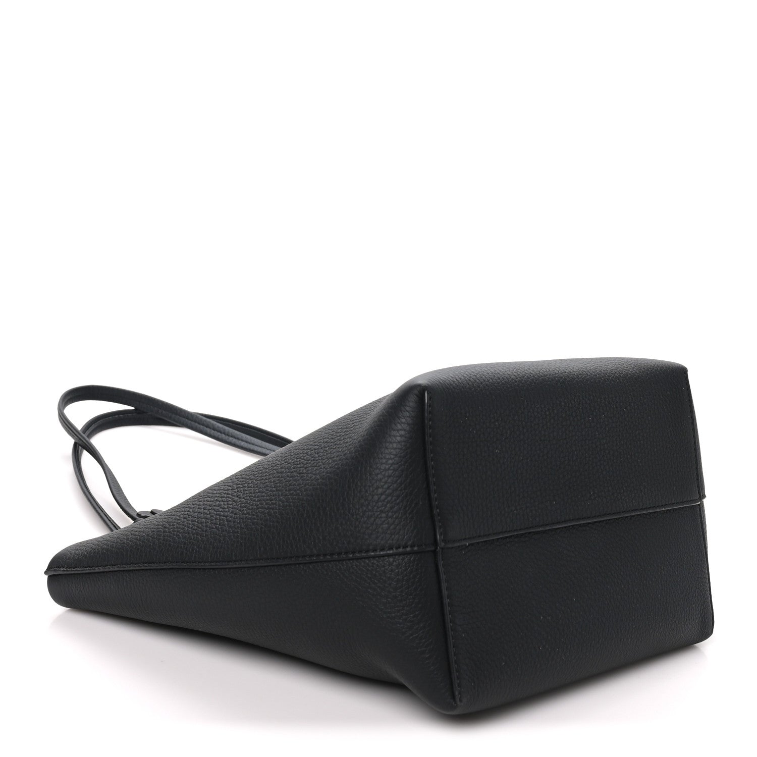 The Row Grained Calfskin Medium Park Tote Black 4 of 9