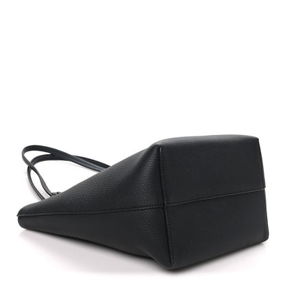 The Row Grained Calfskin Medium Park Tote Black 4 of 9
