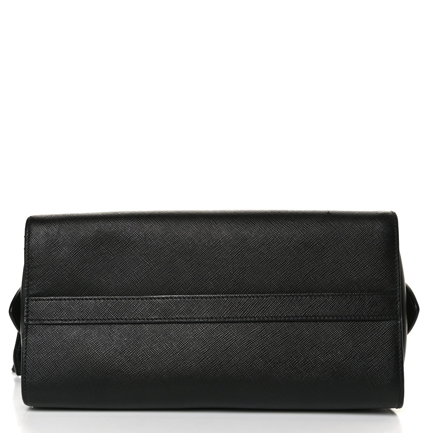 Prada Saffiano Soft Calfskin Double Handle Satchel Black 15 of 17