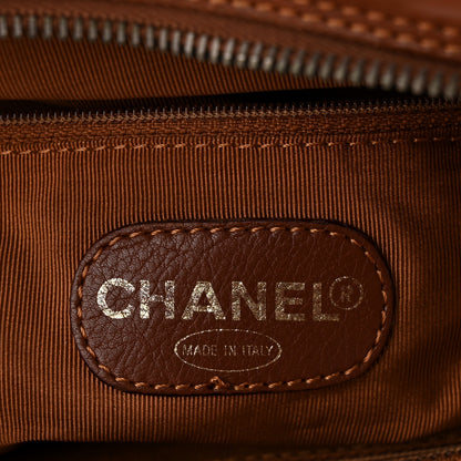 Chanel Lambskin CC Stitched Backpack Tan 6 of 10