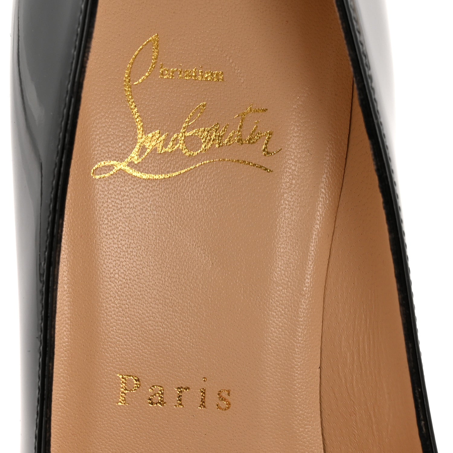 Christian Louboutin Patent Argotik 100 Pumps 38.5 Black 8 of 9