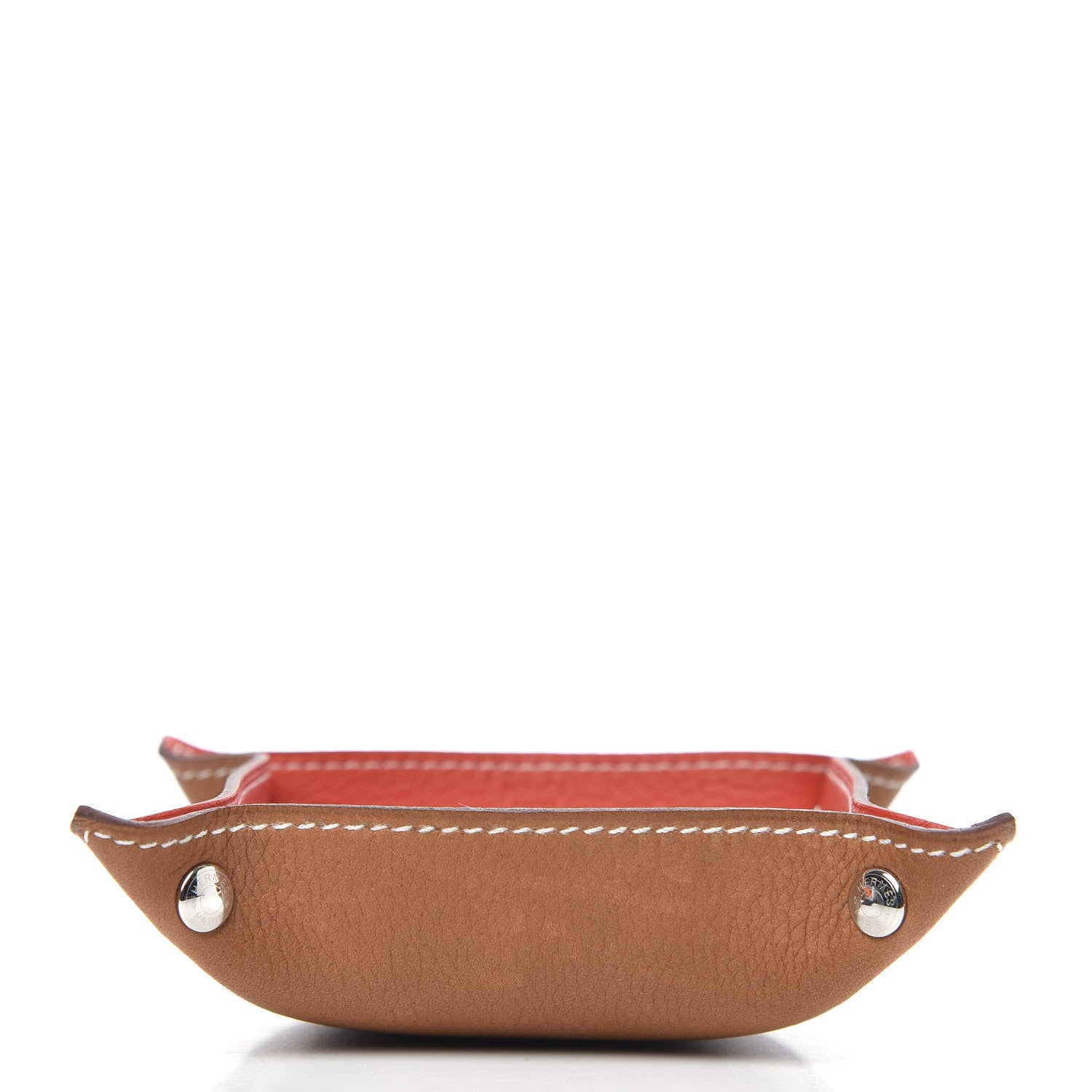 Hermes Taurillon Clemence Mises et Relances Change Tray Gold 4 of 6