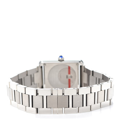 Cartier Stainless Steel 24mm Tank Solo Quartz Watch 3 of 6