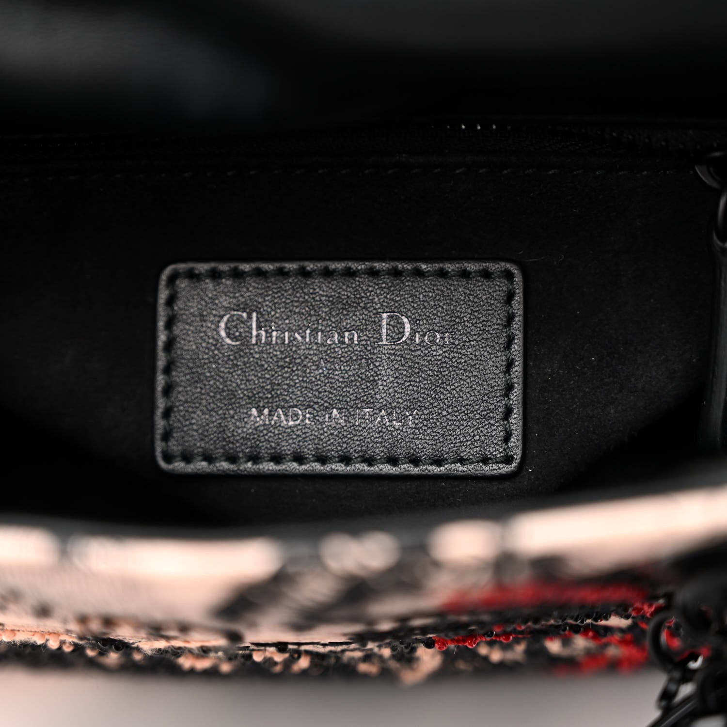 Christian Dior Canvas Embroidered Mini Lady Dior Multicolor 6 of 11