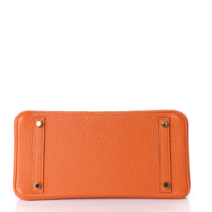 Hermes Togo Birkin 30 Orange 6 of 32