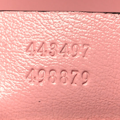 Gucci Azalea Calfskin Enamel Matelasse Diagonal Small Torchon GG Marmont Shoulder Bag New Cherry Red Wild Rose 7 of 10