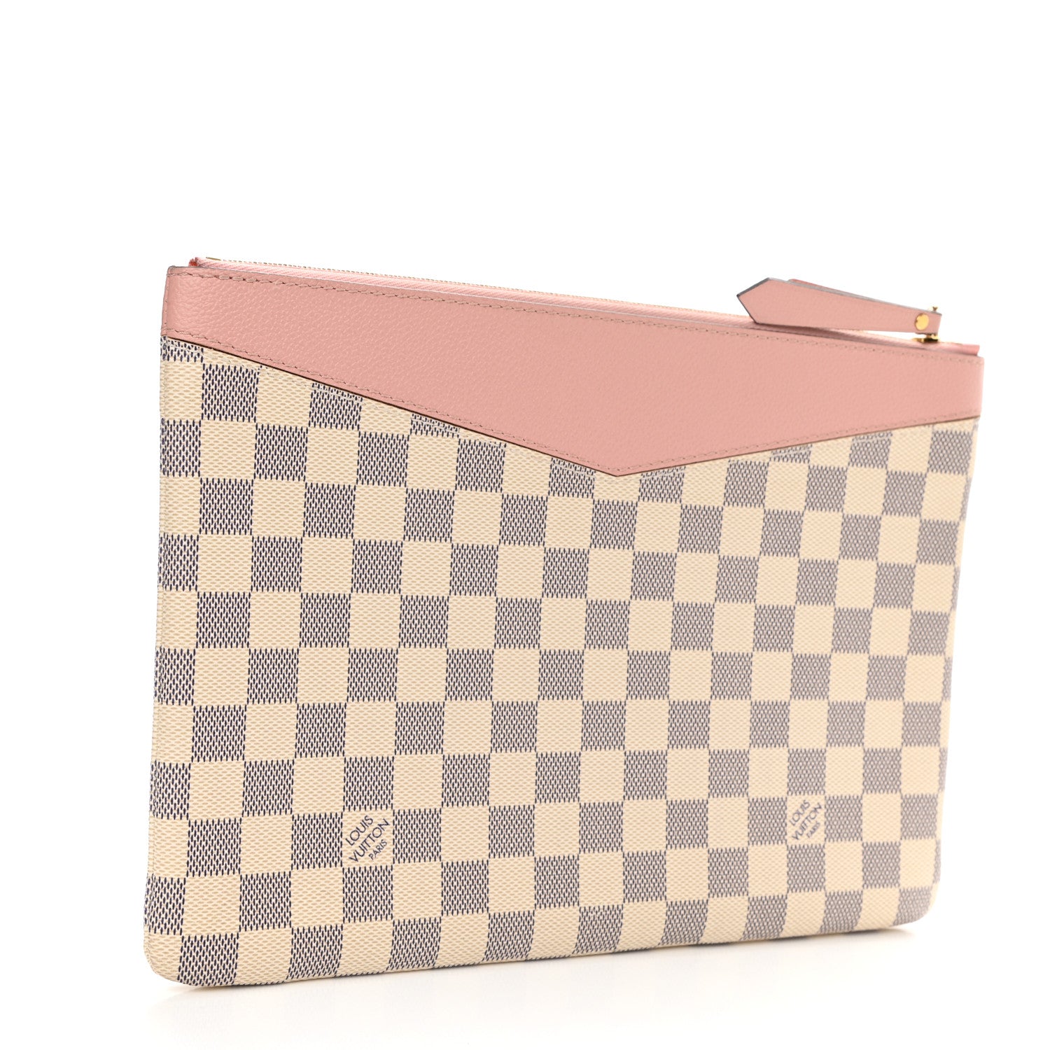 Louis Vuitton Damier Azur Daily Pouch Rose Poudre 3 of 8