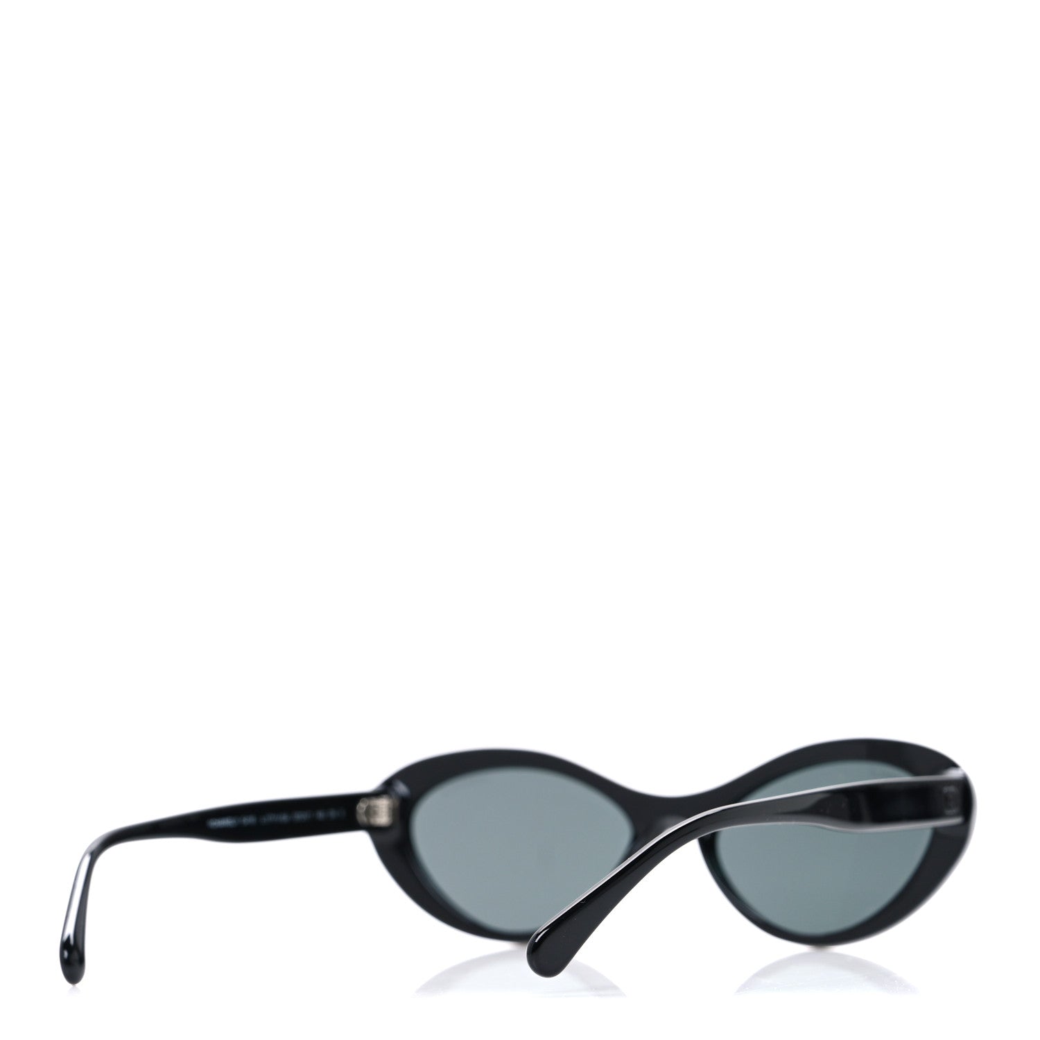 Chanel Acetate Oval Sunglasses 5416 Black Pink 4 of 7