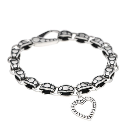 John Hardy Sterling Silver Heart Dot Bracelet 1 of 4