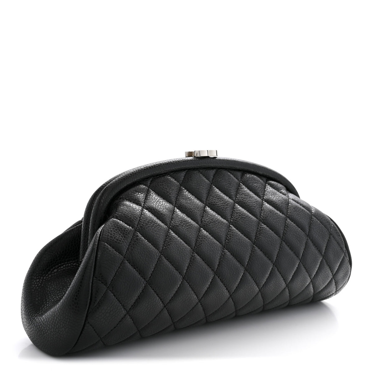 Chanel Caviar Quilted Timeless Clutch Black 3 of 10