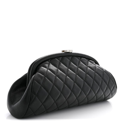 Chanel Caviar Quilted Timeless Clutch Black 3 of 10