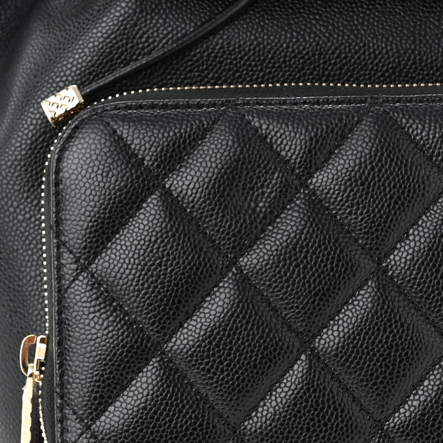 Caviar Quilted Business Affinity Backpack Black
