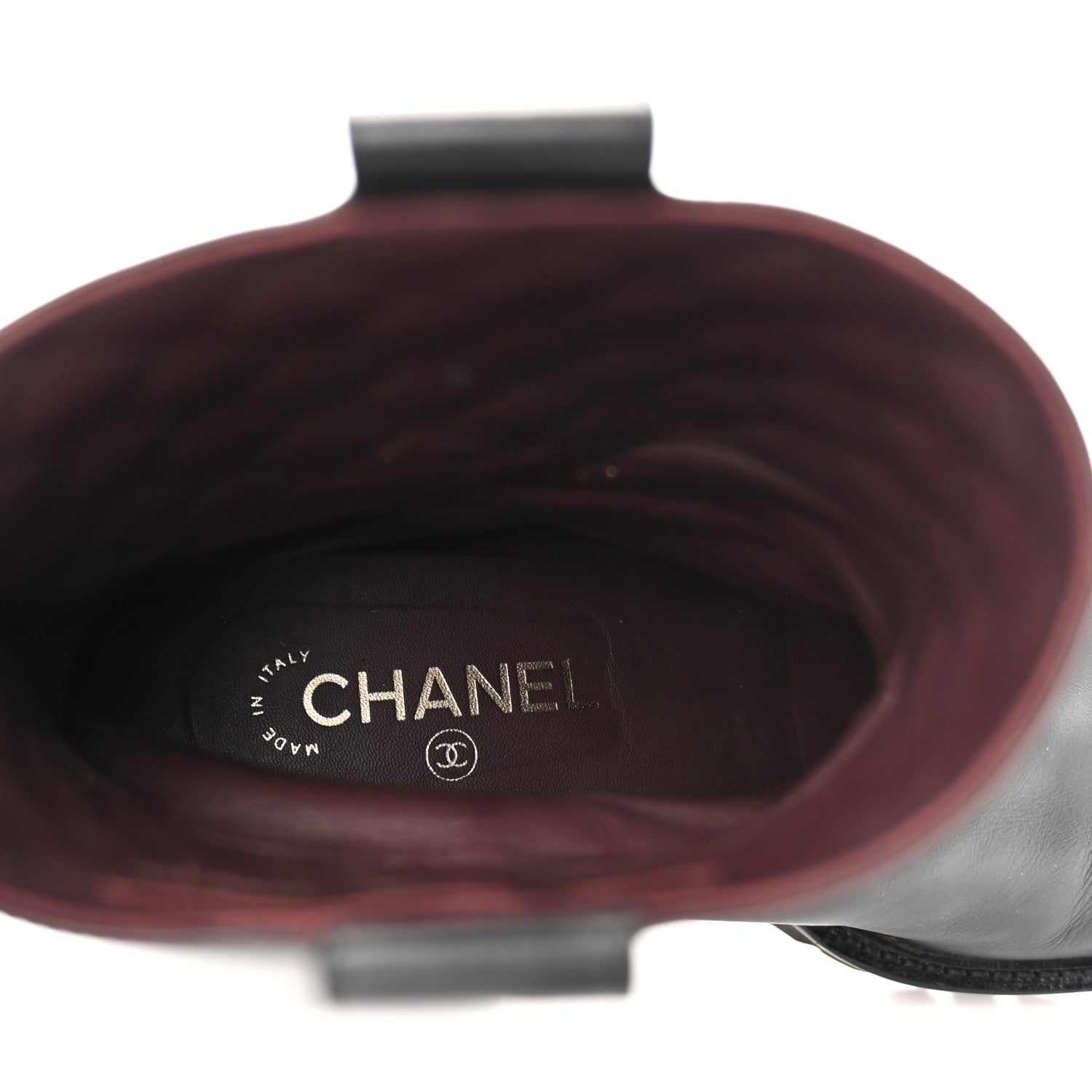 Chanel Calfskin CC Ankle Boots 39 Black 8 of 11