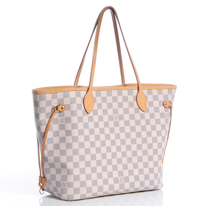 Louis Vuitton Damier Azur Neverfull MM 3 of 10