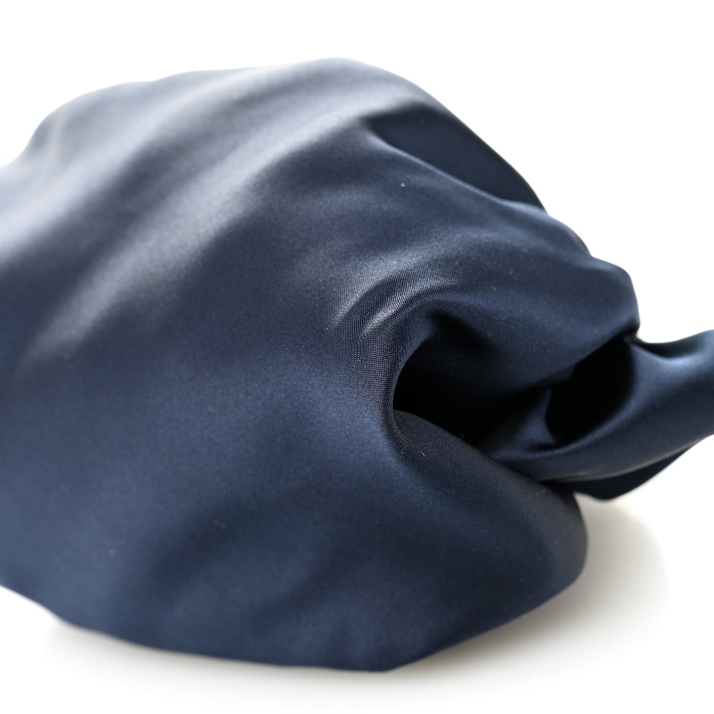 Satin Small Ascot Bag Navy