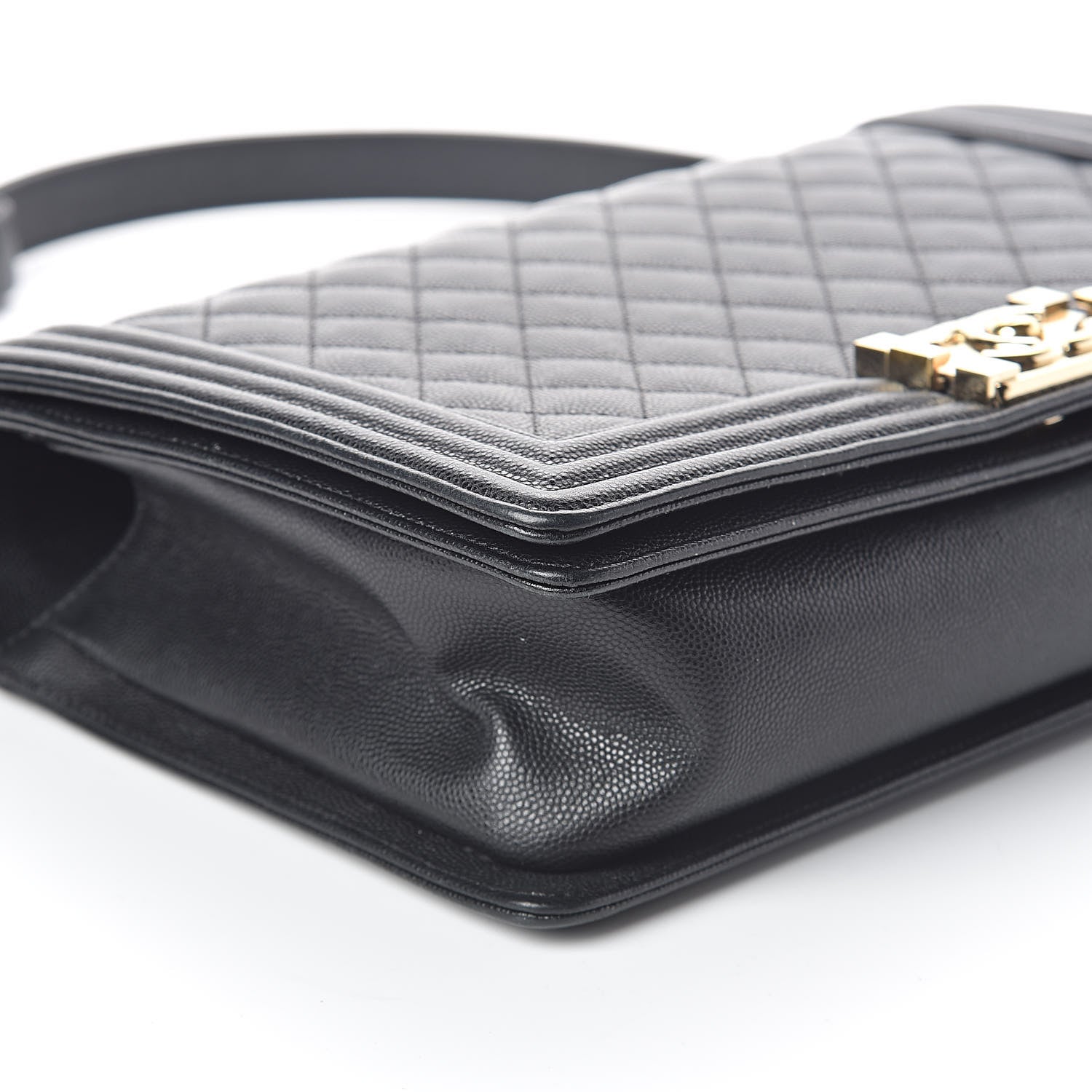 Chanel Caviar Quilted New Medium Boy Flap Black 8 of 12