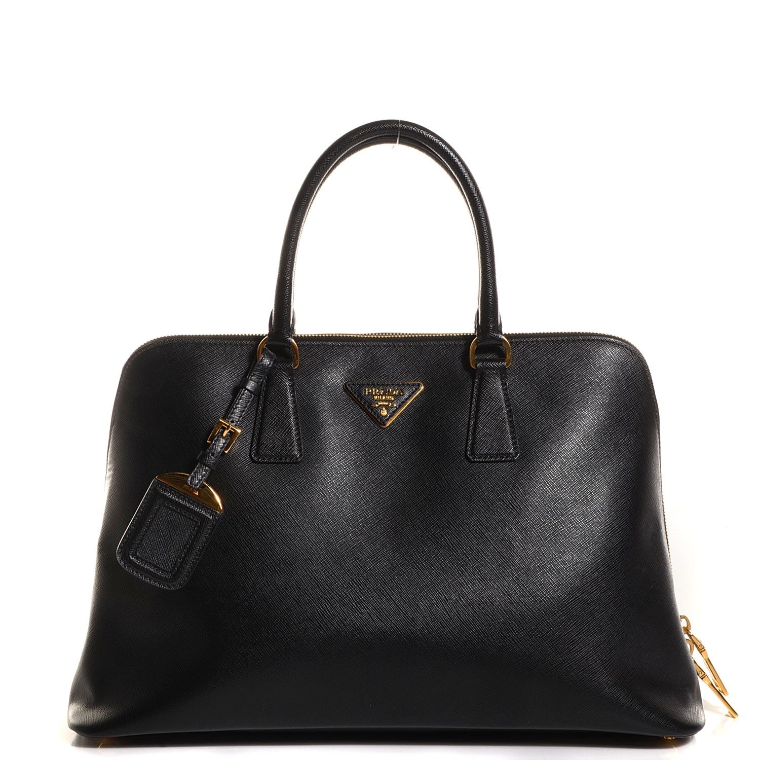 Prada Saffiano Lux Medium Promenade Tote Black 1 of 10