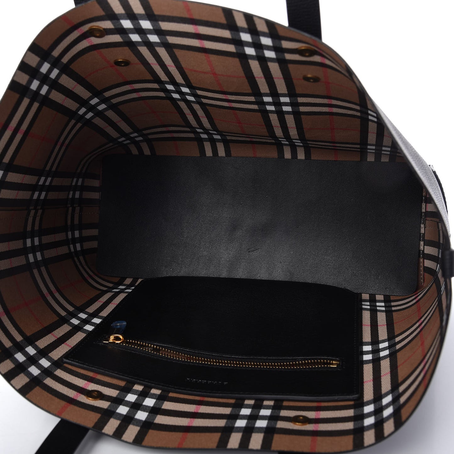 Calfskin Crest Embossed Small Tote Black