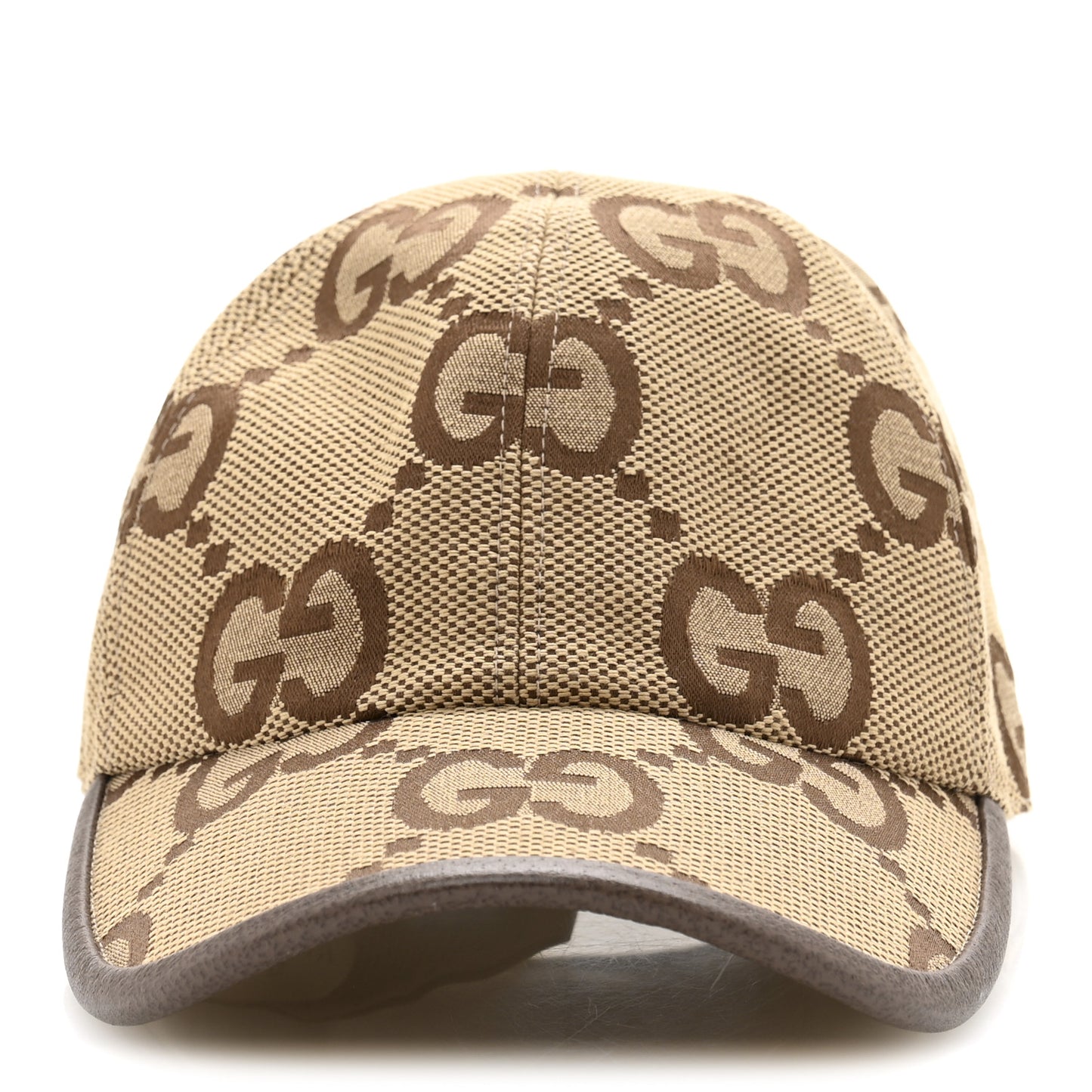 Monogram Jumbo GG Baseball Hat M 57 Camel Ebony