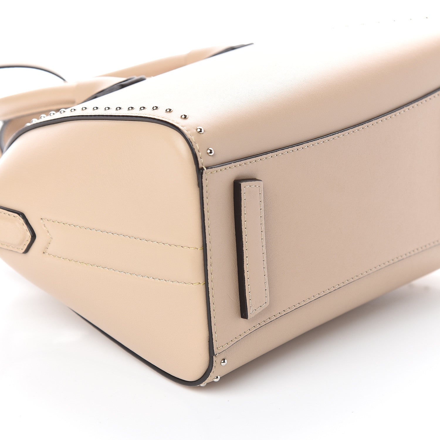 Givenchy Calfskin Mini Studded Antigona Beige Buff 8 of 9