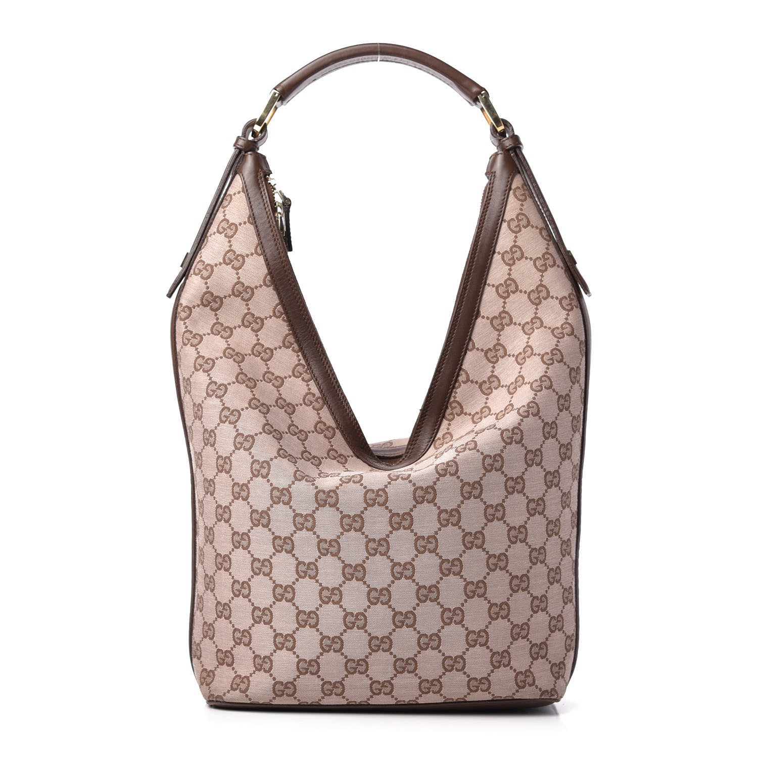 Gucci Monogram Hobo Dark Brown 1 of 10